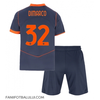Inter Milan Federico Dimarco #32 Echipament de Fotbal Replică 2025-26 Copii Treilea (+ Șorturi)
